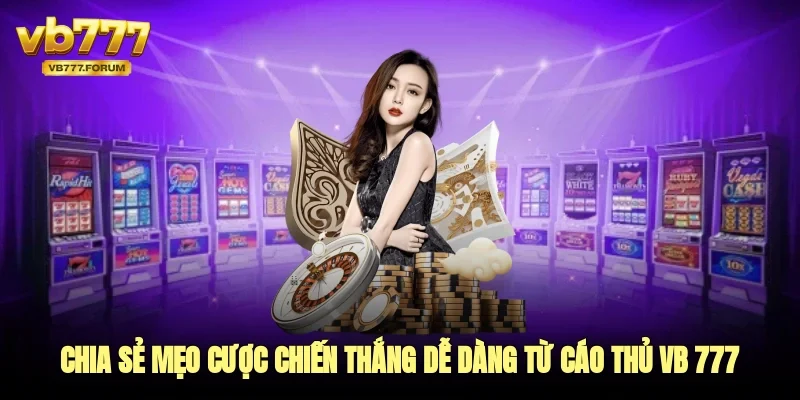 Chia sẻ mẹo cược chiến thắng dễ dàng từ cáo thủ vb 777